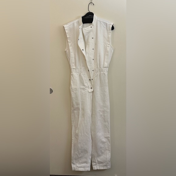 Blank NYC Pants - BlankNYC White Denim jumpsuit size S
